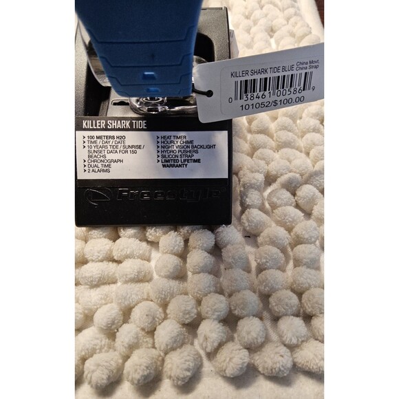 Freestyle Men's Shark Killer Tide Watch 47mm Blue 50M New Battery - Picture 4 of 5